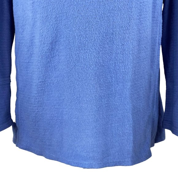 Like new! WILDFOX Purple V-Neck Long Sleeve Thermal Sweatshirt Size Medi… - Picture 6 of 9